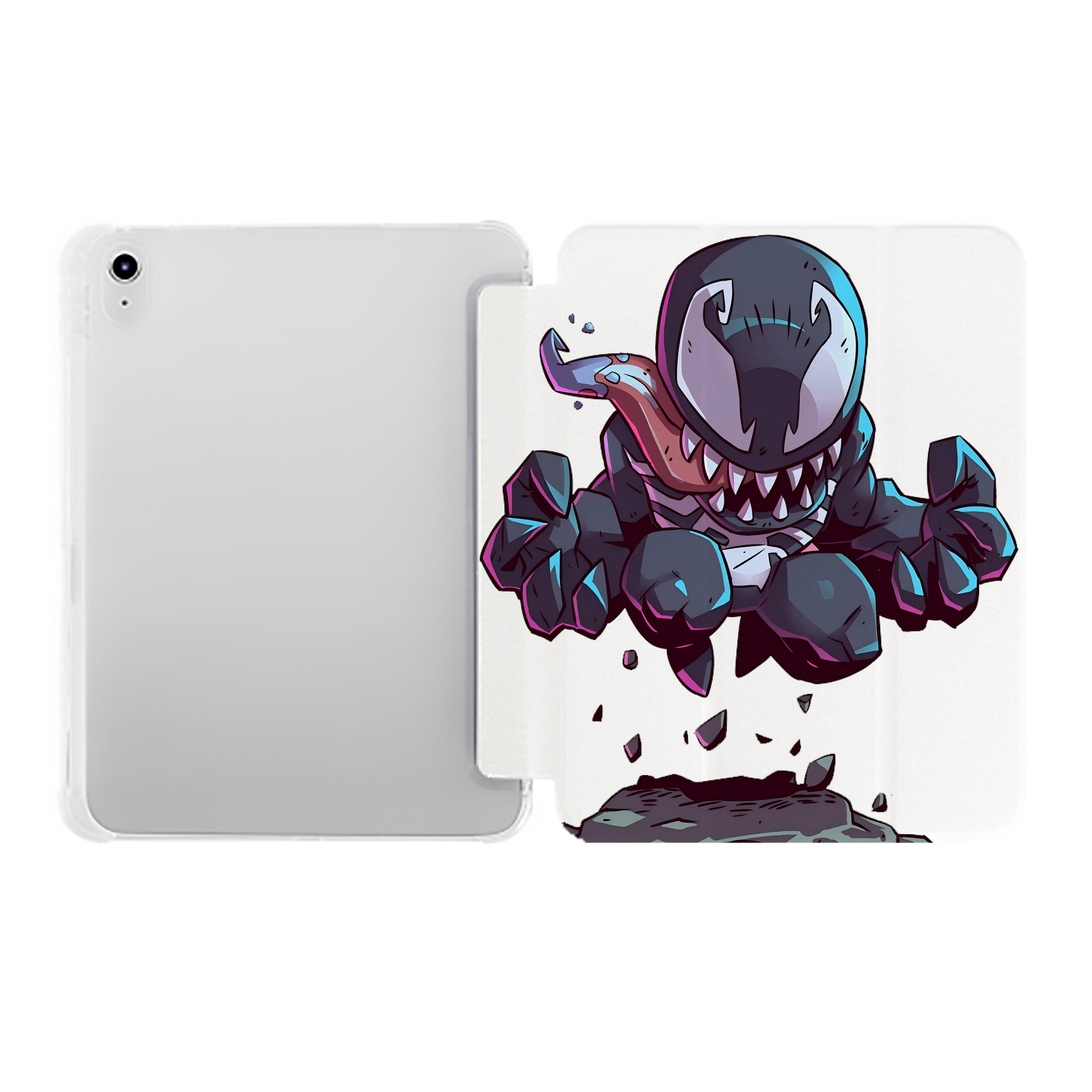 （画像用） アベンジャーズ The Avengers IPad ケース ペン収納付き 三つ折りスタンド PUレザー×シリコン 対応機種9.5/10.5/10.9インチ
